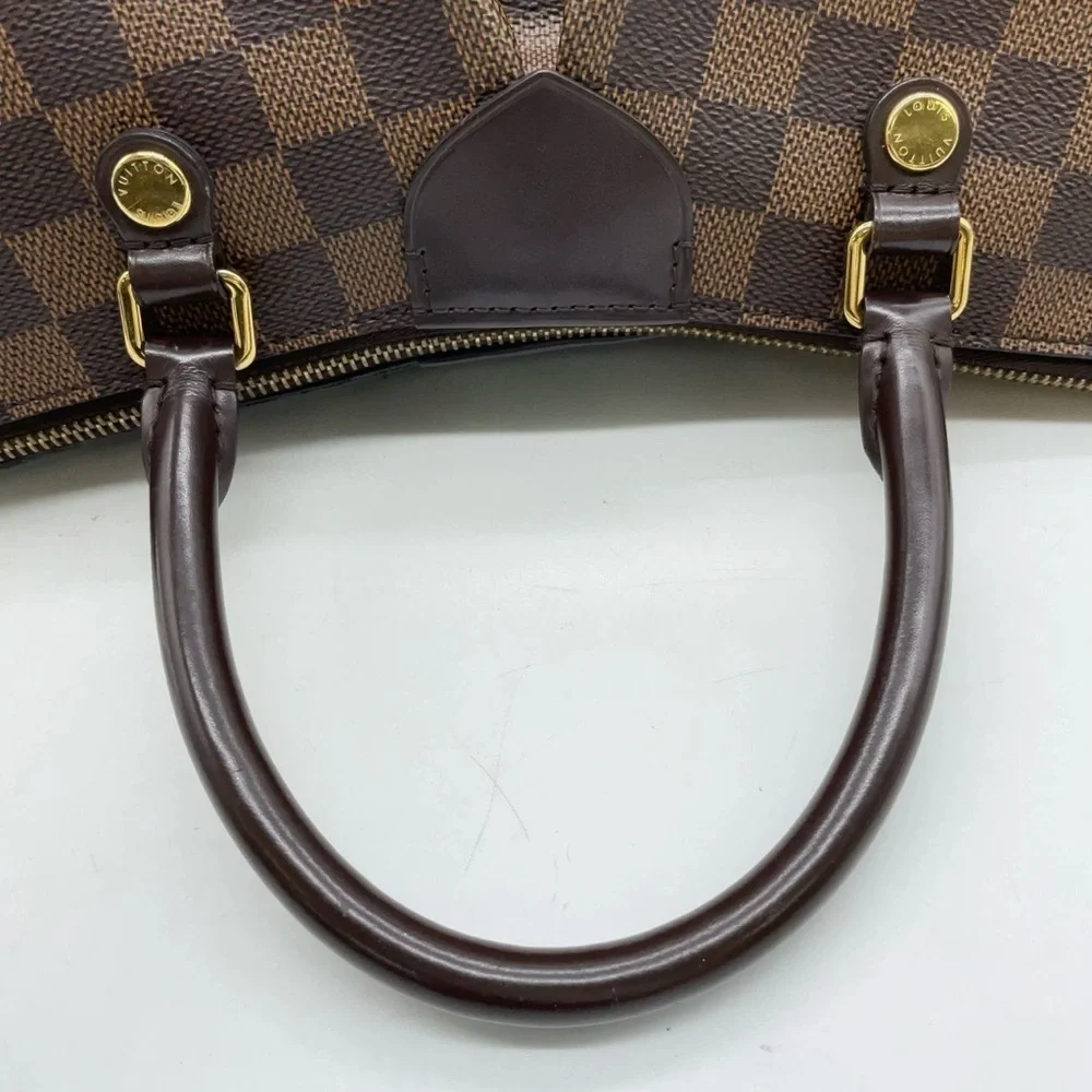 Auth Louis Vuitton Damier Ebene Siena PM 2Way Bag W/Box/Dust Bag